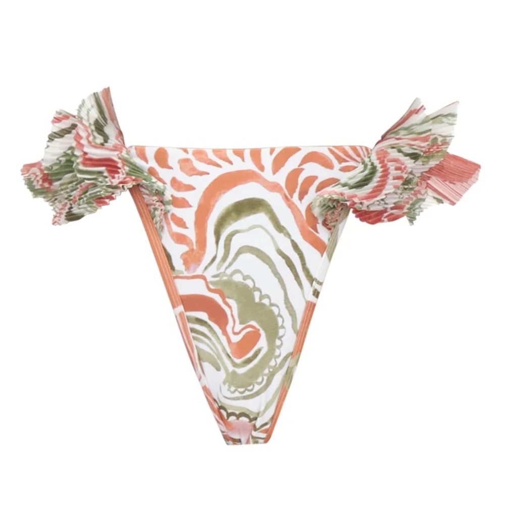 NWT ANDREA IYAMAH SALAMA ABSTRACT MUSHROOM HIGH RISE BIKINI BOTTOM, XXL